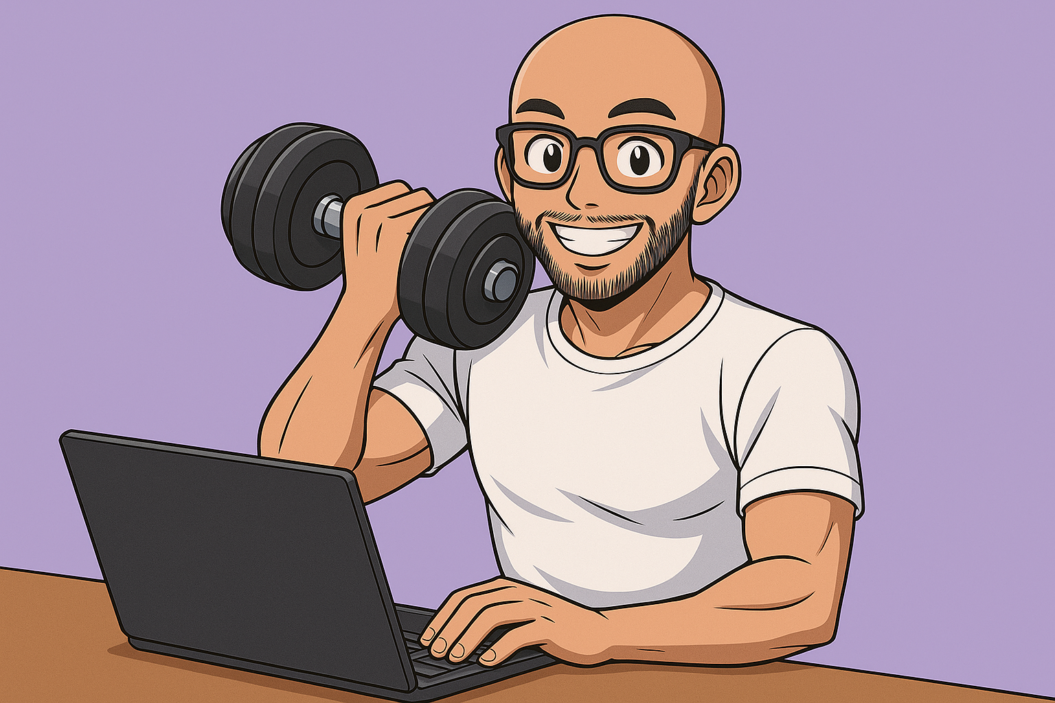 Work and play illustration